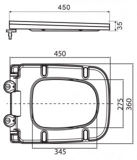 Сиденье для унитаза с микролифтом BelBagno Ardente-C чёрный матовый BB3202SC-MB